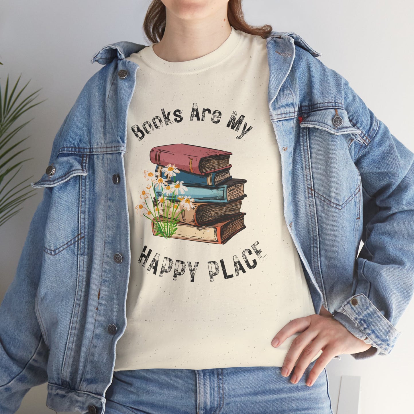 Books Are My Happy Place T-shirt