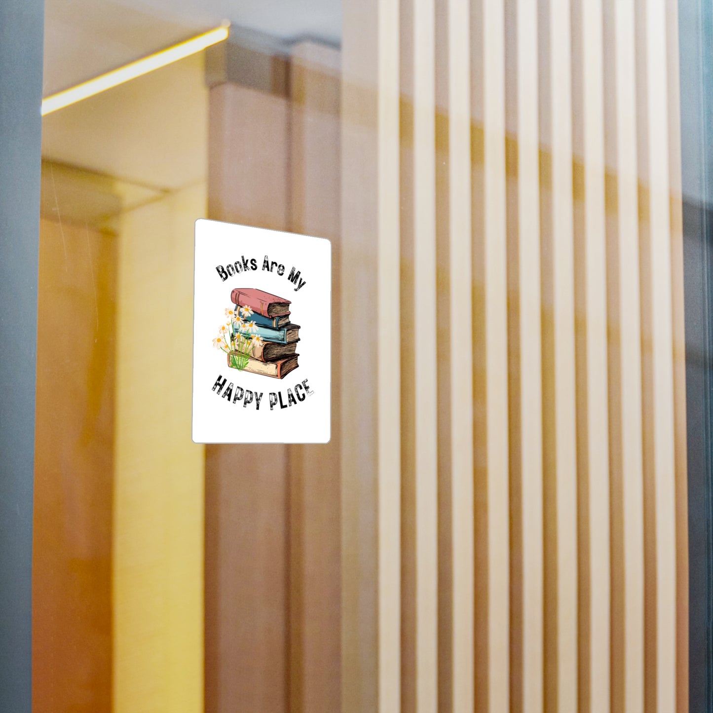Books Are My Happy Place Vinyl Decals