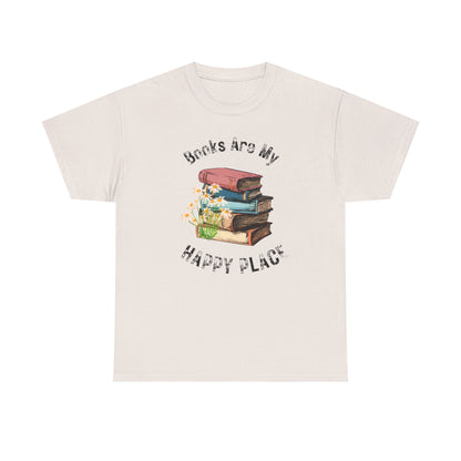 Books Are My Happy Place T-shirt
