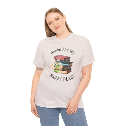 Books Are My Happy Place T-shirt