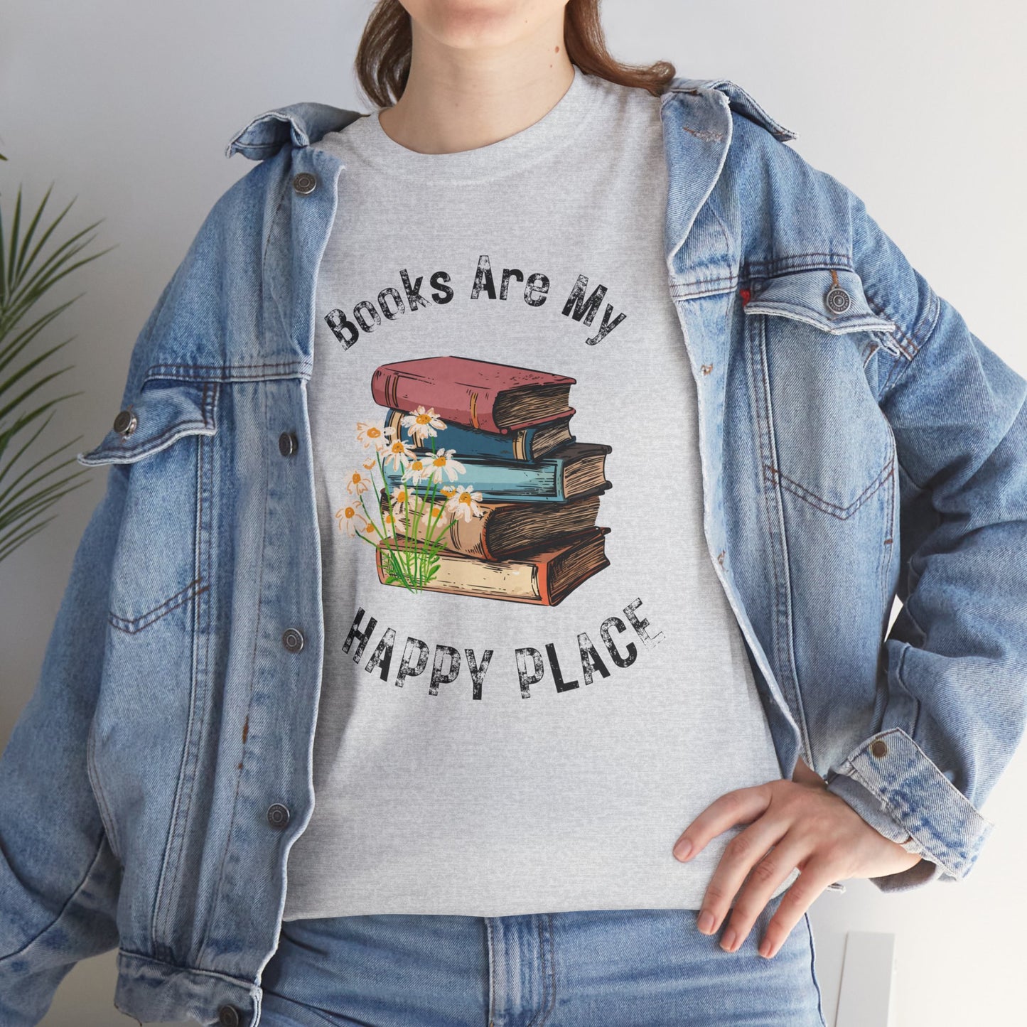 Books Are My Happy Place T-shirt