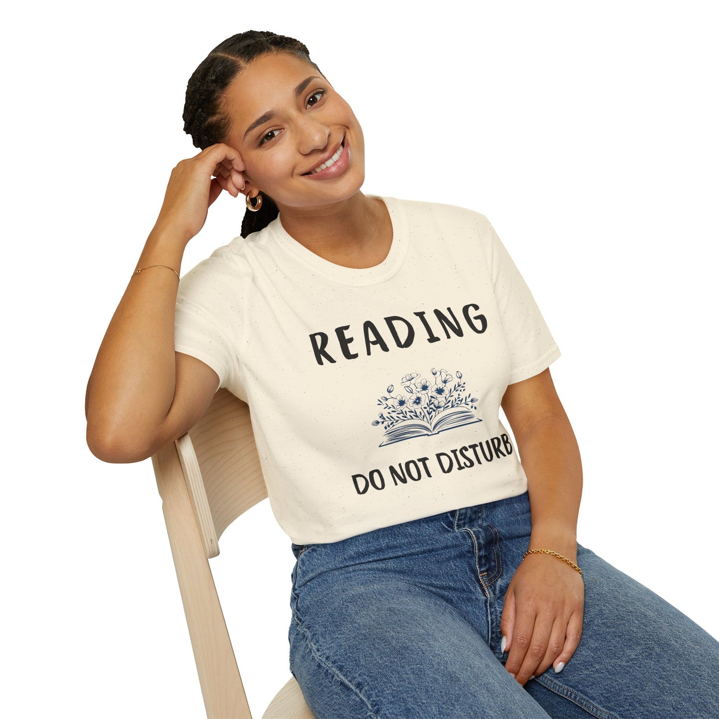 Reading Do Not Disturb T-Shirt | Softstyle Tee for Book Lovers
