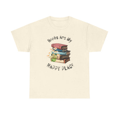 Books Are My Happy Place T-shirt