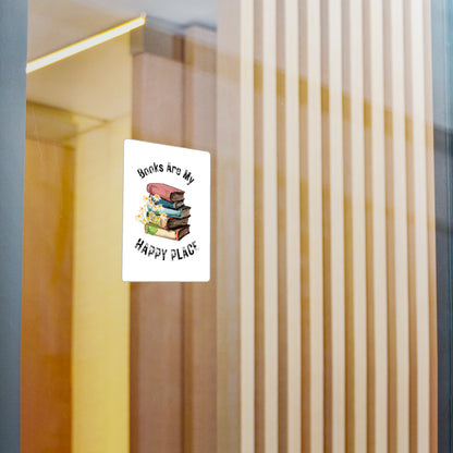 Books Are My Happy Place Vinyl Decals