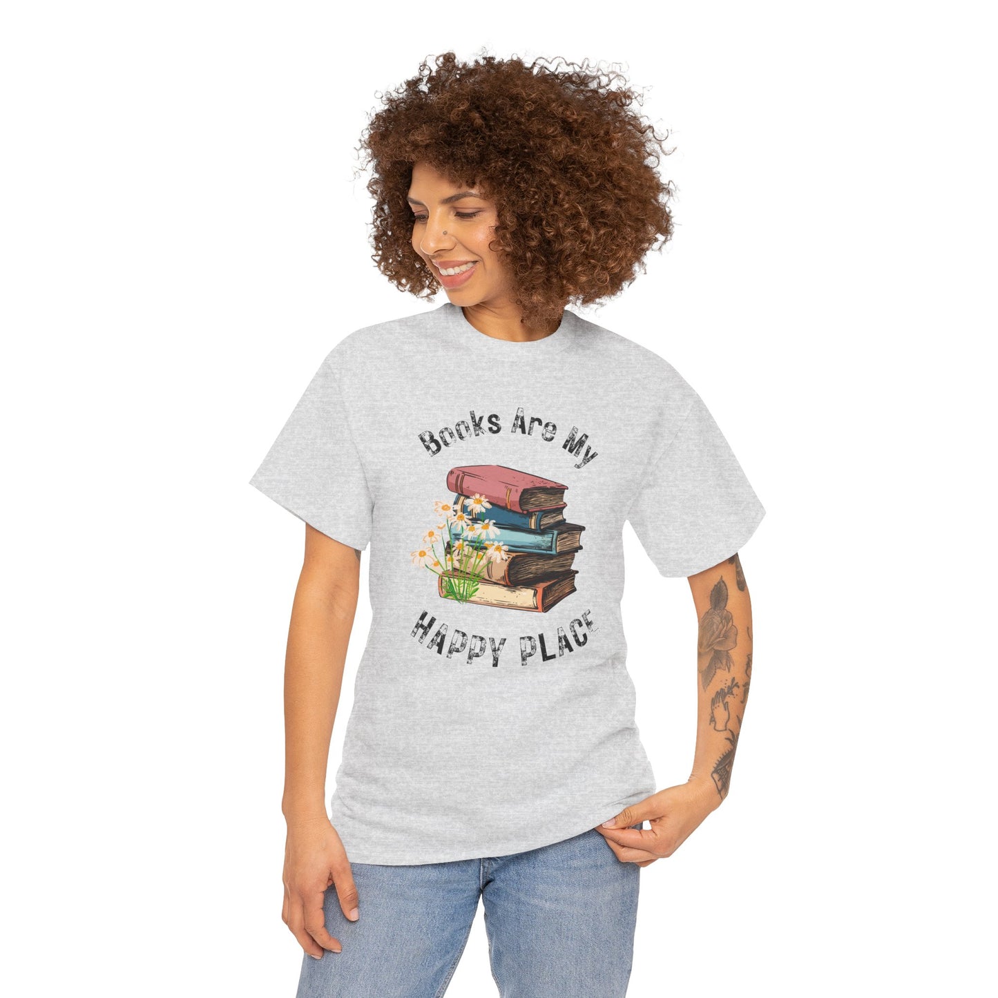 Books Are My Happy Place T-shirt