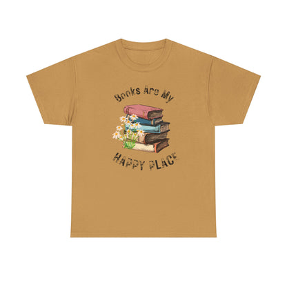 Books Are My Happy Place T-shirt