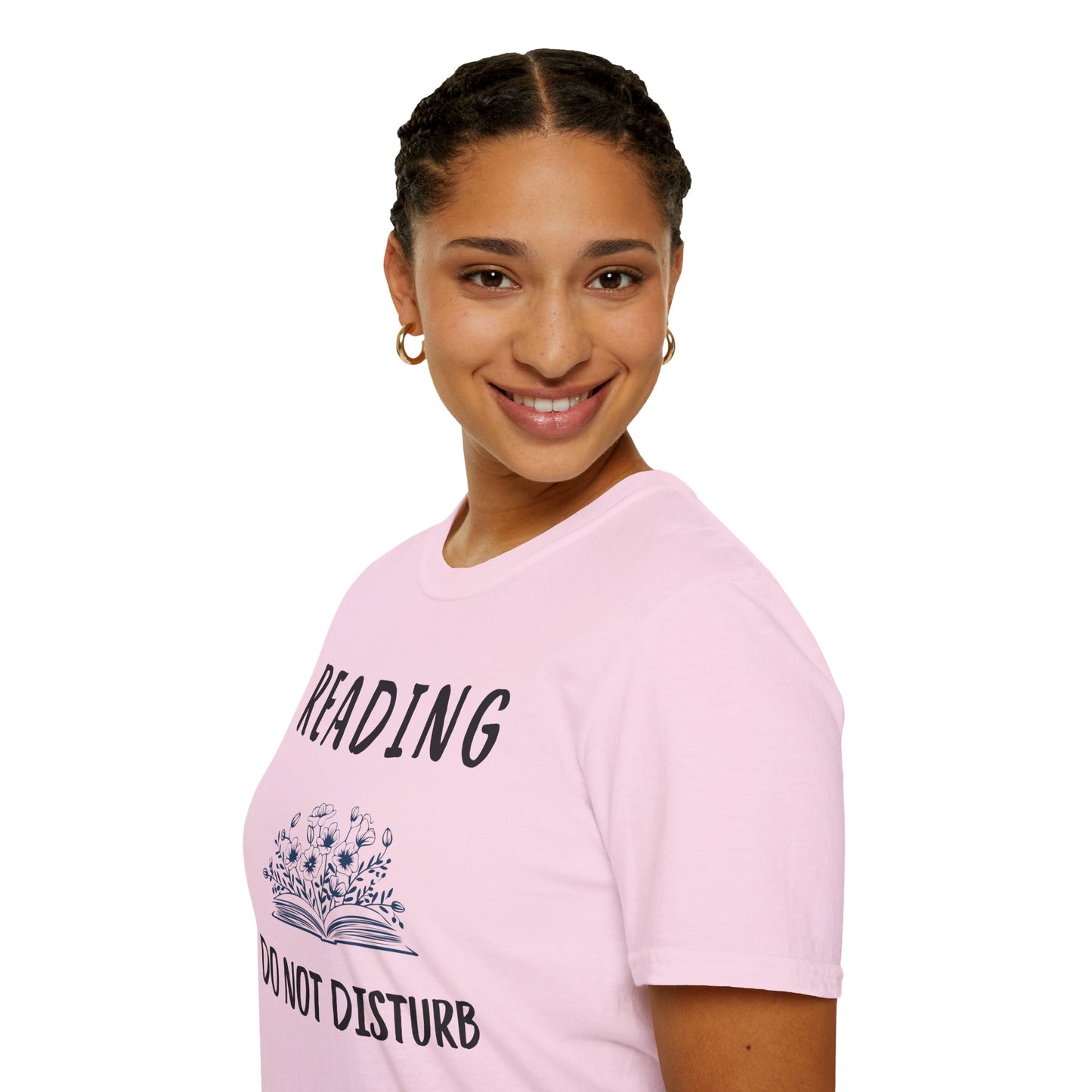 Reading Do Not Disturb T-Shirt | Softstyle Tee for Book Lovers